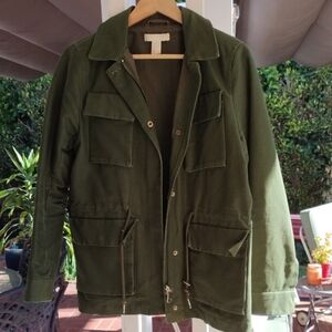 H&M Olive Green Military Jacket